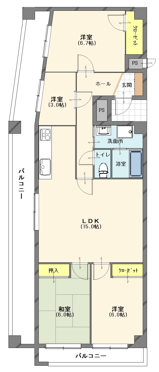 【おすすめ】【中古マンション】呉市広大新開1丁目