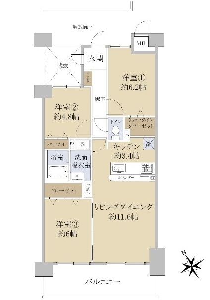 【中古マンション】呉市阿賀中央6丁目