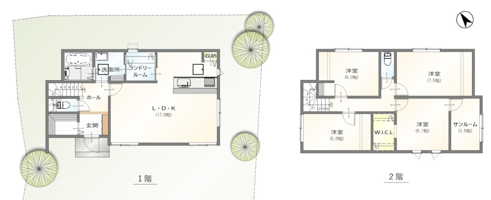 【おすすめ】【新築戸建】呉市西辰川2丁目　No.1