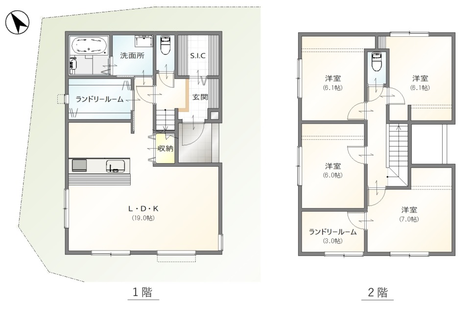 【おすすめ】【新築戸建】呉市西辰川2丁目　No.2