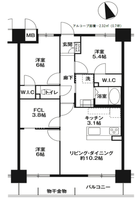 【中古マンション】呉市広白岳1丁目