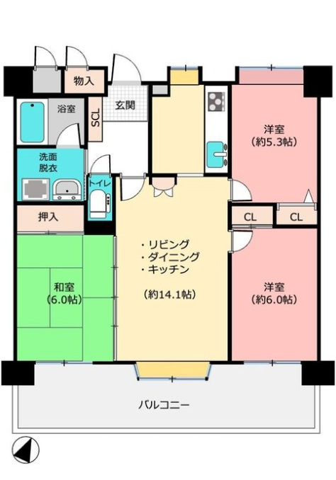 【中古マンション】呉市天応西条2丁目