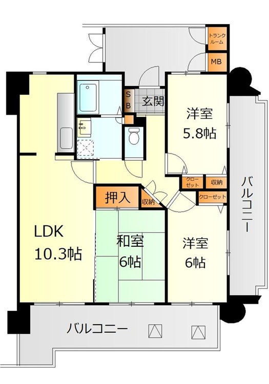 【中古マンション】呉市本通7丁目