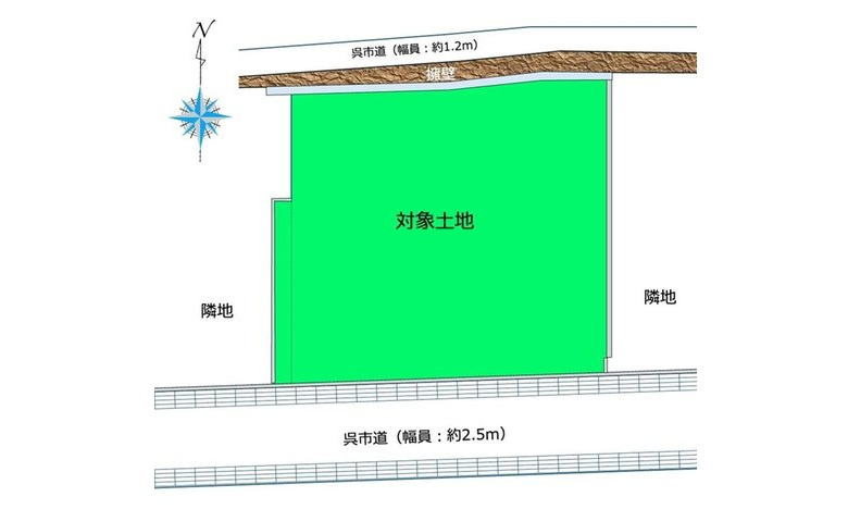 【売地】呉市東鹿田町
